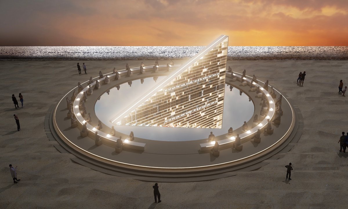 Es Devlin to build giant, rotating free library on Miami Beach