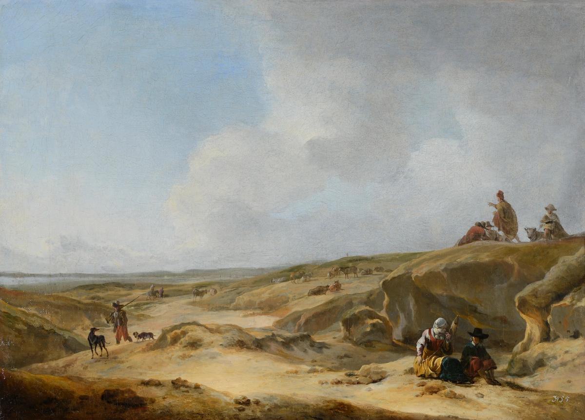 Jan Baptist Weenix, Campagna Landscape (17th century) © Gemäldegalerie Alte Meister, SKD, Foto: Elke Estel/Hans-Peter Klut
