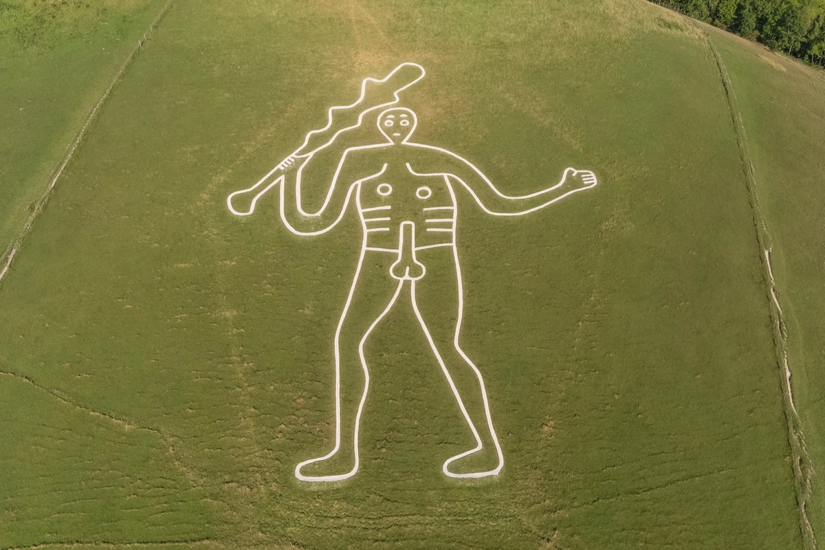 Cerne Abbas Giant from the air
Photo: National Trust Images. © Mike Calnan, James Dobson