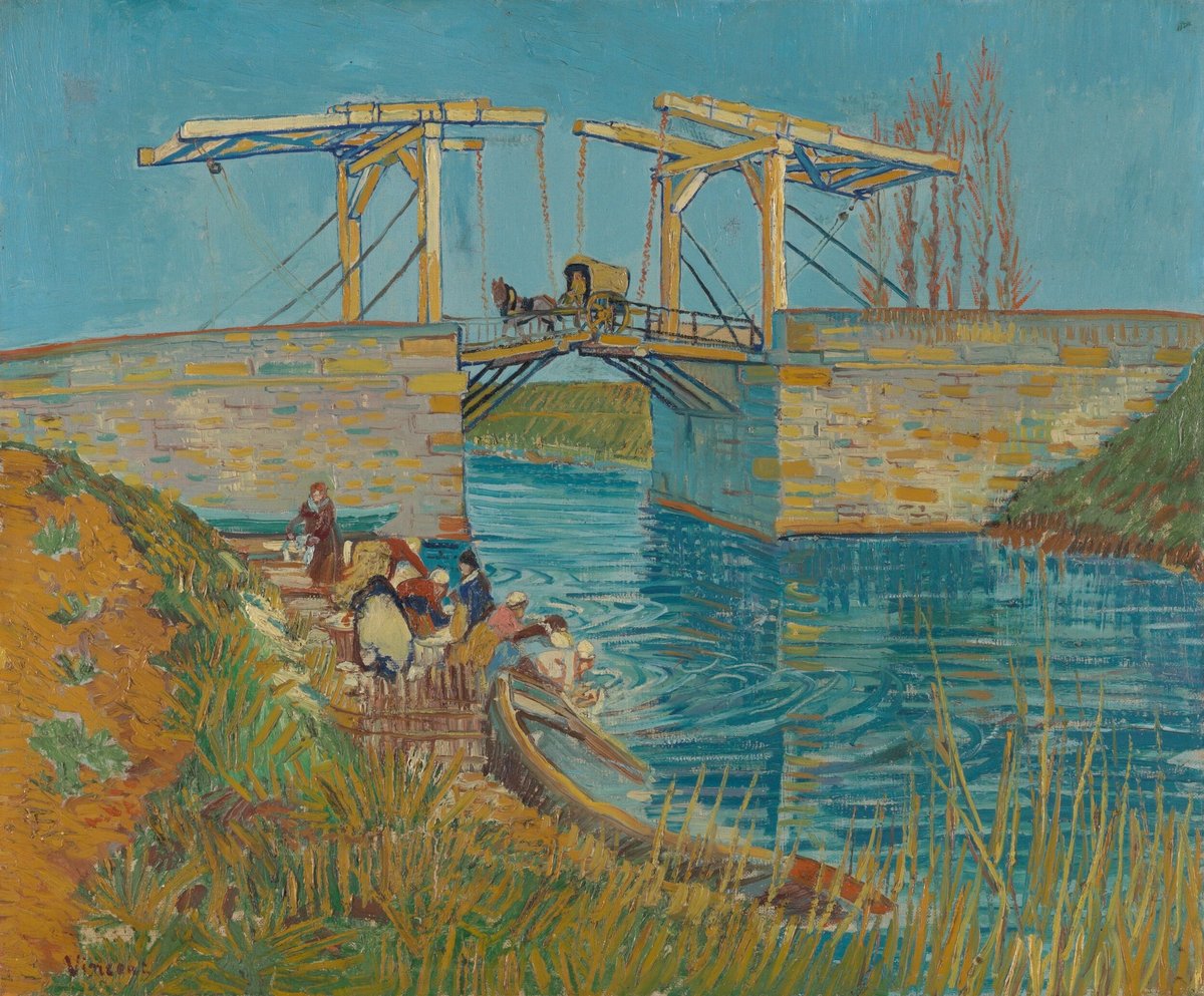 Van Gogh’s Bridge at Arles (Pont de Langlois) (March 1888)
Kröller-Müller Museum, Otterlo