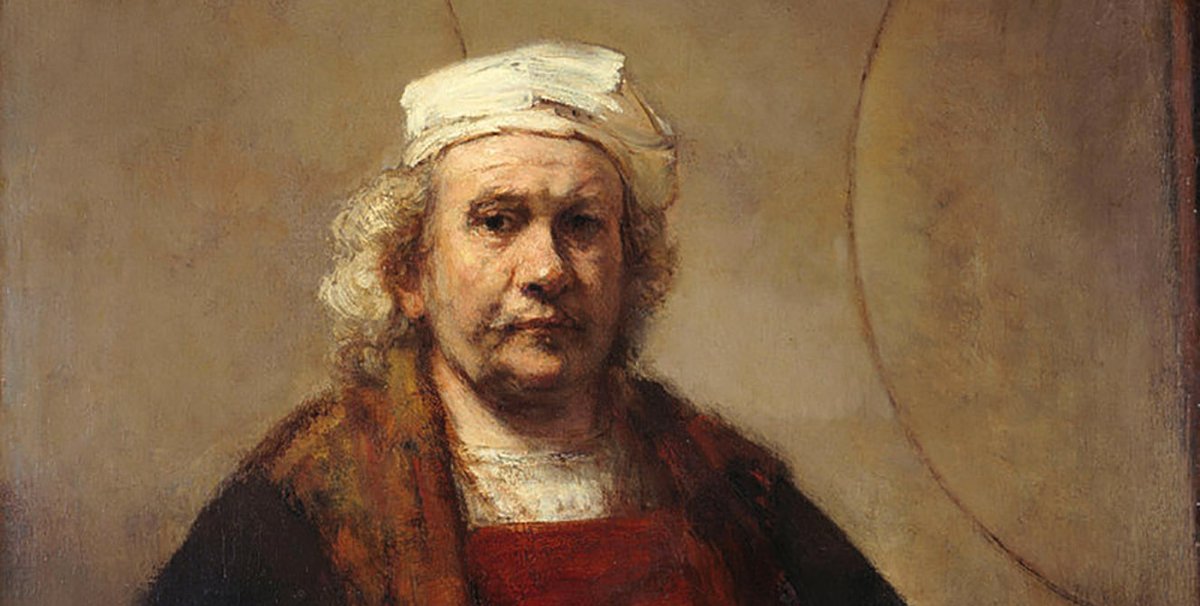 Rembrandt's Self-Portrait with Two Circles (around 1665). Courtesy of English Heritage © Getty Images Rembrandt's Self-Portrait with Two Circles (around 1665). Courtesy of English Heritage © Getty Images