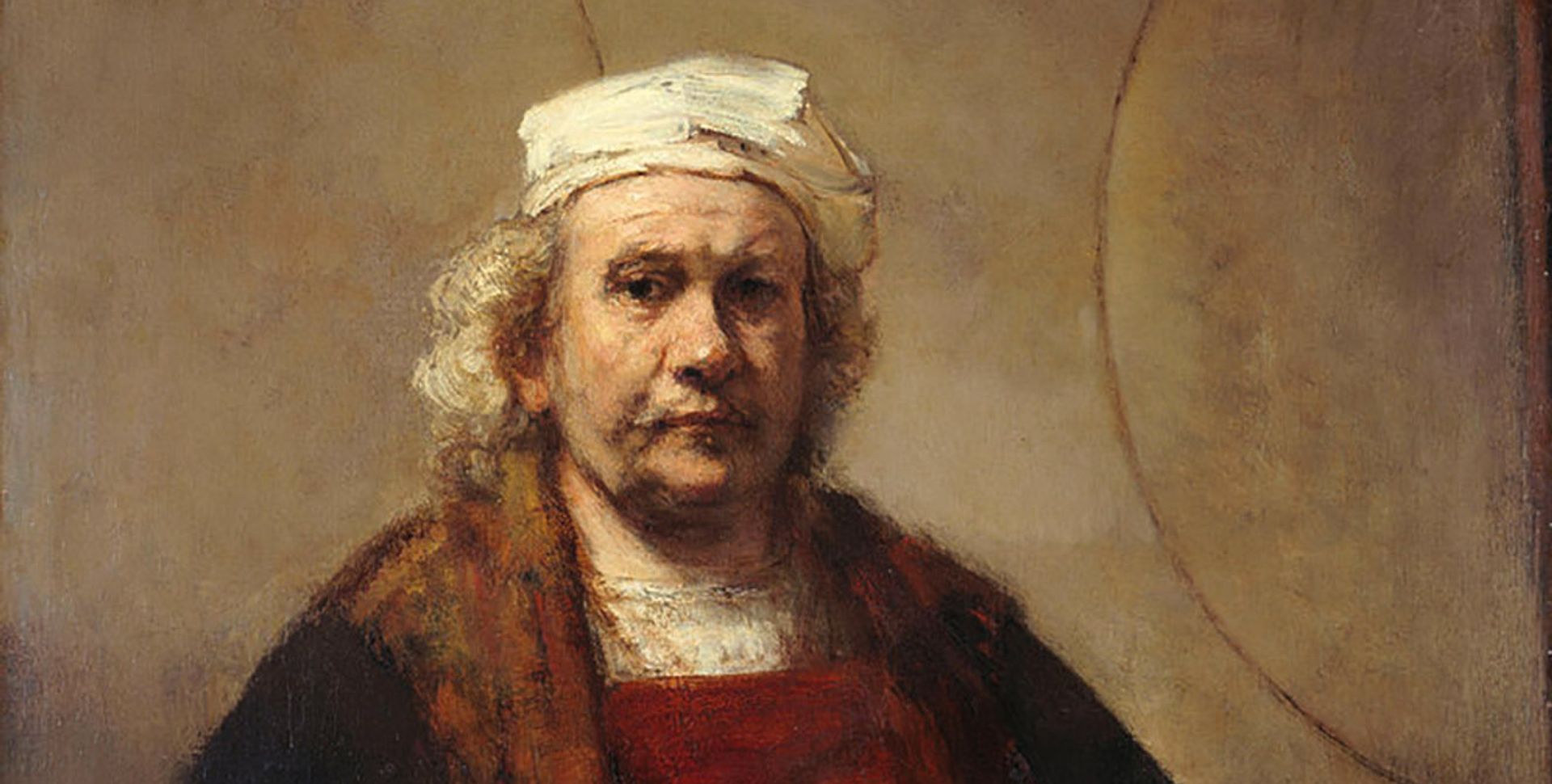 Rembrandt's Self-Portrait with Two Circles (around 1665). Courtesy of English Heritage © Getty Images Rembrandt's Self-Portrait with Two Circles (around 1665). Courtesy of English Heritage © Getty Images