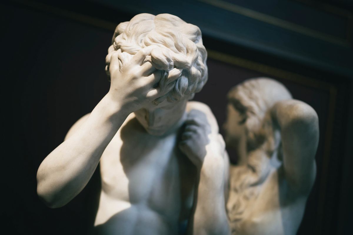 Loss: Henry Wiles’ The Expulsion (of Adam and Eve, 1871), from the collection of the Fitzwilliam Museum © Paul Hudson, Fitzwilliam Museum