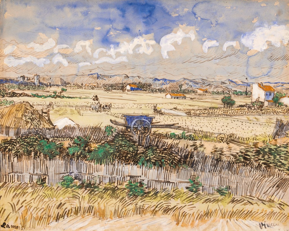 Van Gogh’s The Harvest in Provence (La Moisson en Provence) (June 1888)
Sotheby’s