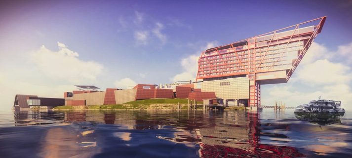 A rendering of the Motown development Courtesy of MONA/Fender Katsalidis