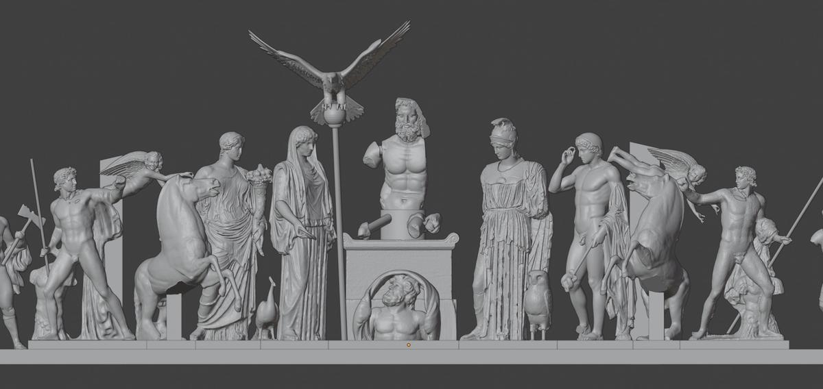A reconstruction of the figures in the east pediment of the Parthenon (detail)
Vinzenz Brinkmann and Ulrike Koch-Brinkmann, 2026. Liebieghaus Skulpturensammlung, Frankfurt am Main