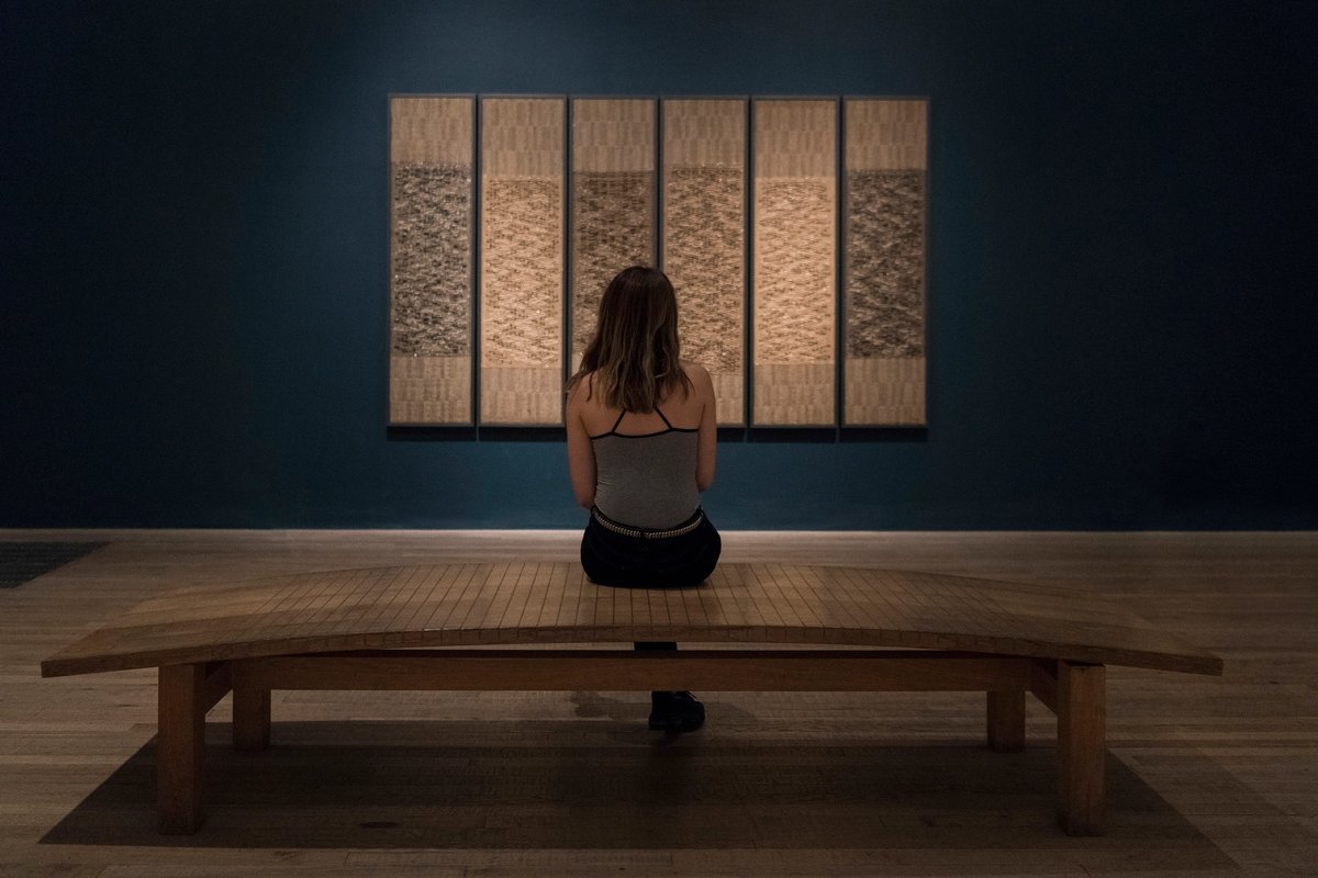 An installation view of Anni Albers's Six Prayers at Tate Modern Photo: © Tate, 2018