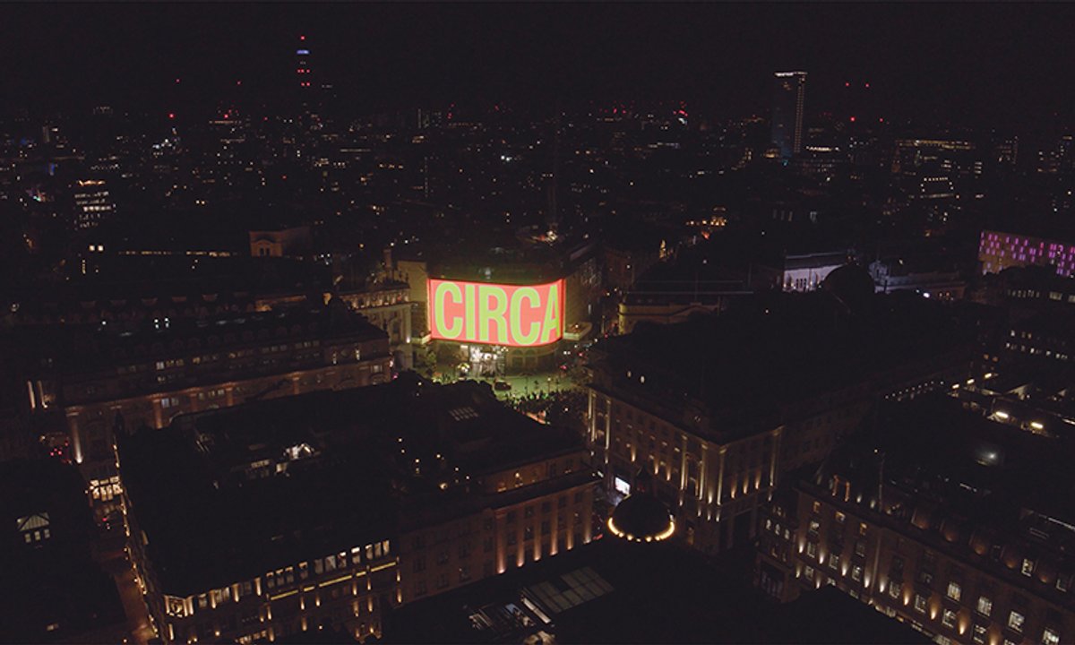 Circa’s Piccadilly Circus billboard gives Christmas lights with a distinction Circa’s Piccadilly Circus billboard gives Christmas lights with a distinction