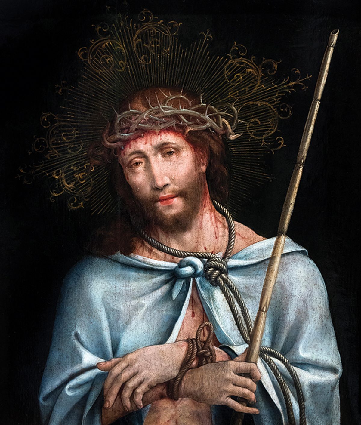 Ecce Homo (1520s) by Frei Carlos; the Flemish-born Portuguese artist and monk could have painted the Kwer’ata Re’esu Ian Dagnall Computing/Alamy Stock Photo