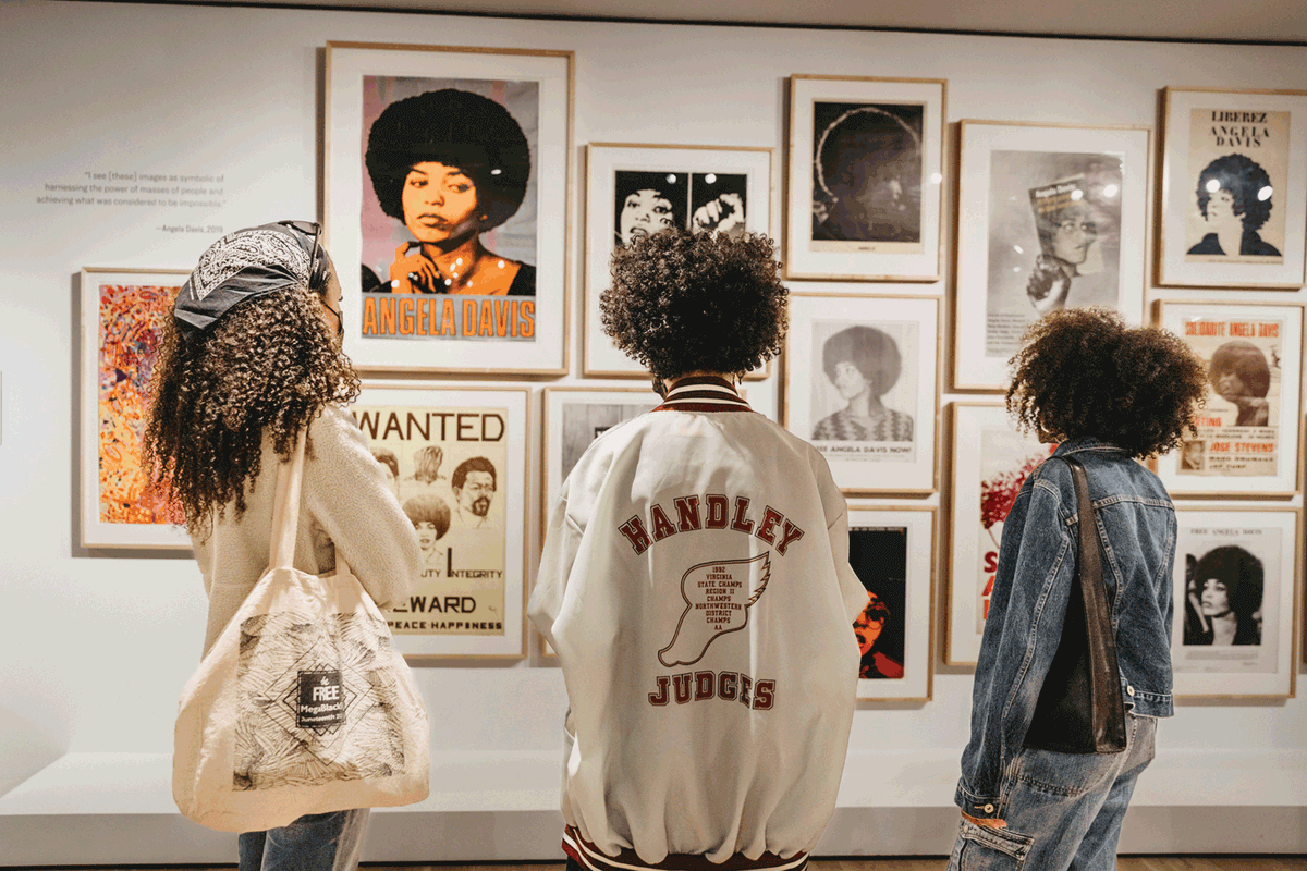 Of the people, for the people: Angela Davis: Seize the Time was a 2022-23 show at the Oakland Museum of California that examined the political activist’s life and image through the lenses of race, gender and economics
Photo: Kamiko Fujii. Courtesy of the photographer and the Oakland Museum of California