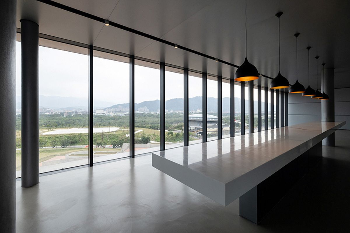 The New Taipei City Art Museum includes a wider complex with a park, public plaza and artist studios Courtesy NTCAM