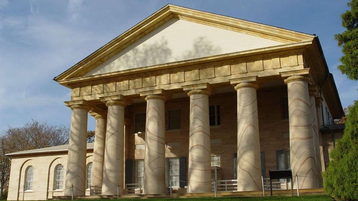 Arlington House  in Falls Church, Virginia, which reopened on Tuesday National Park Service