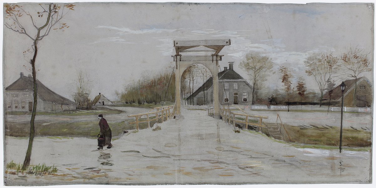 Van Gogh’s Drawbridge in Nieuw-Amsterdam (October 1883) Courtesy of the Groninger Museum, Groningen