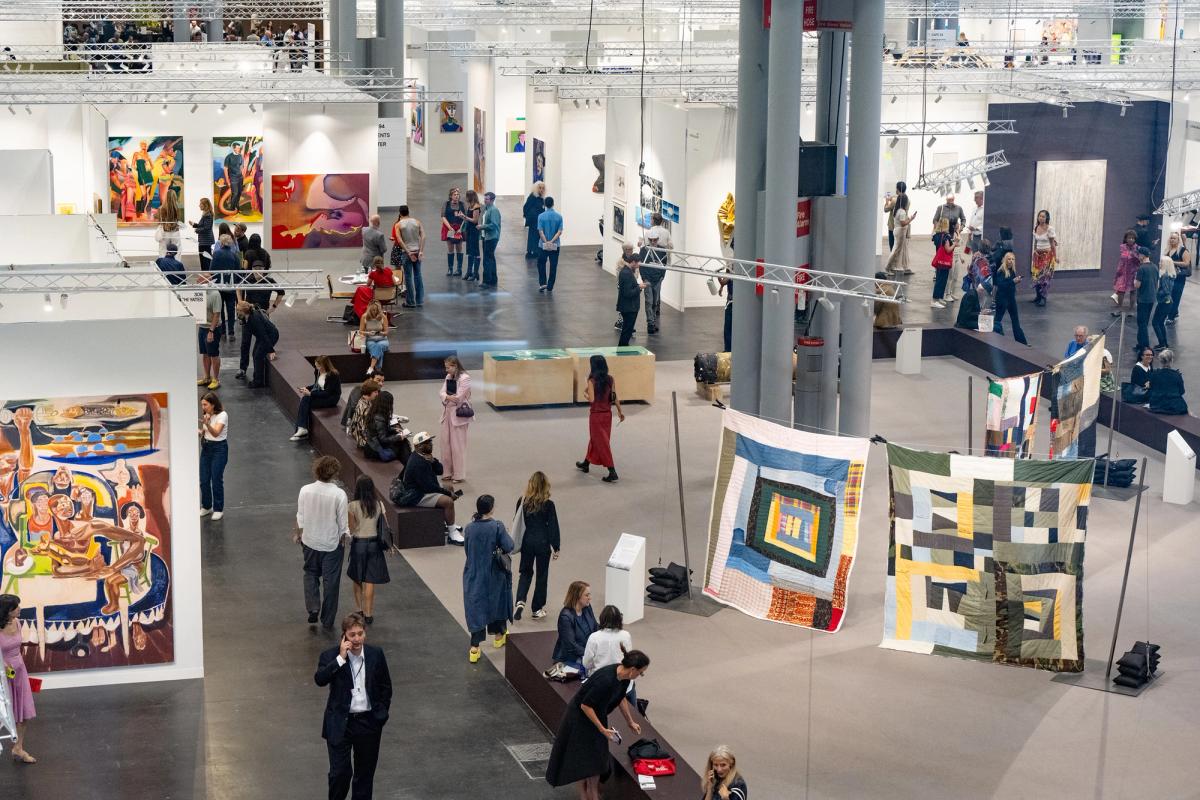 The Armory Show during the VIP preview on Thursday (4 September) Photo by Casey Kelbaugh. Courtesy of The Armory Show and CKA