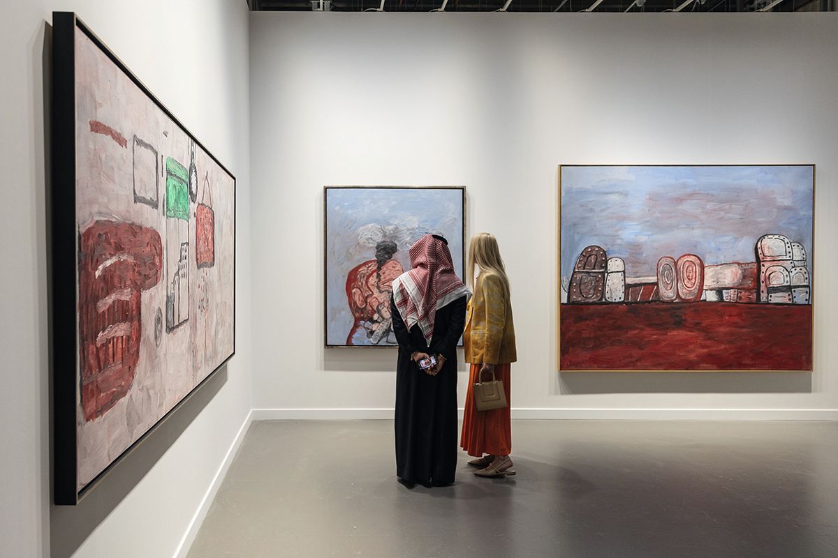 Today's art market caters to the super rich, as evidenced by the inaugural Art Basel Qatar in February, where Hauser & Wirth was offering Philip Guston works priced at $14m © Art Basel
