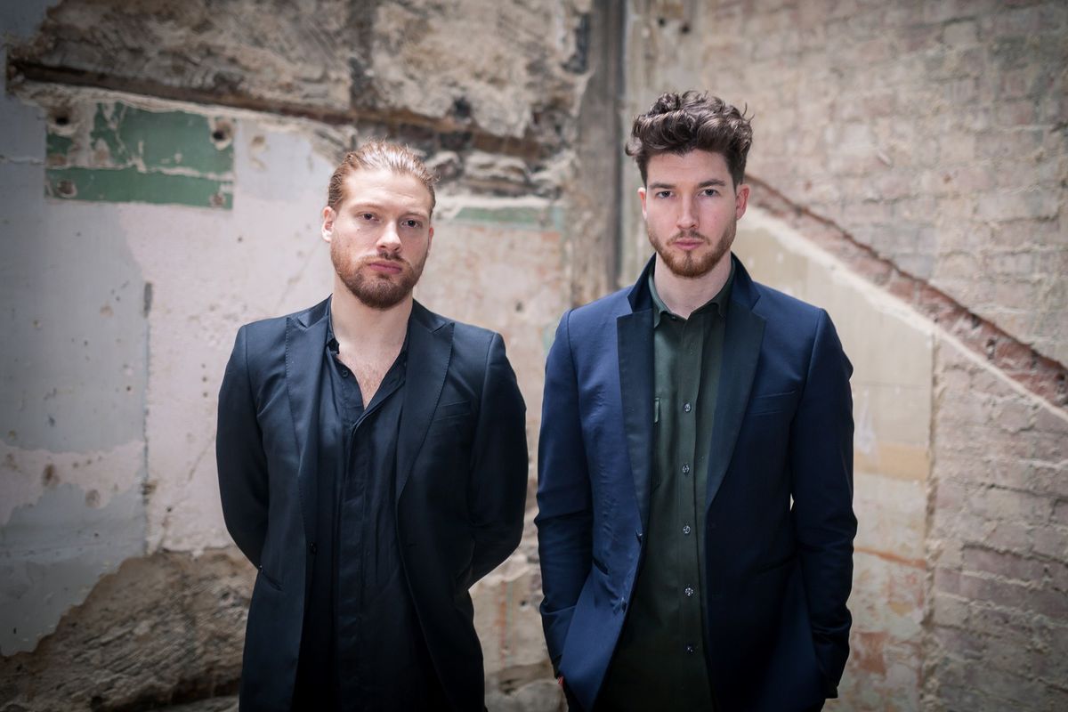 Gallery founders Joe Kennedy, right, and Jonny Burt open in Mayfair Unit London