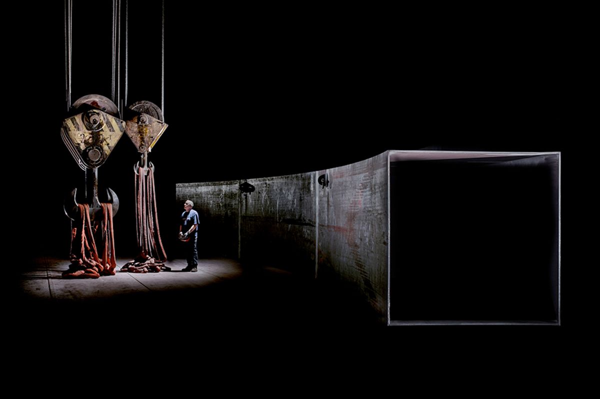 Work takes place on Arc Majeur Image: courtesy of the artist