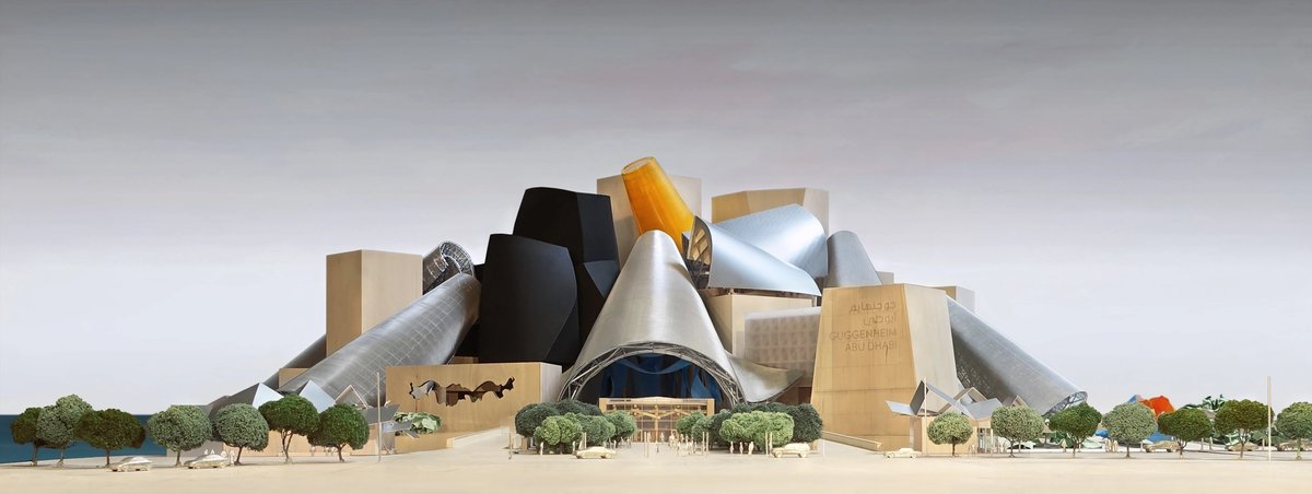 Rendering of the Frank Gehry-designed Guggenheim Abu Dhabi Photo: Courtesy TDIC and Gehry Partners, LLP