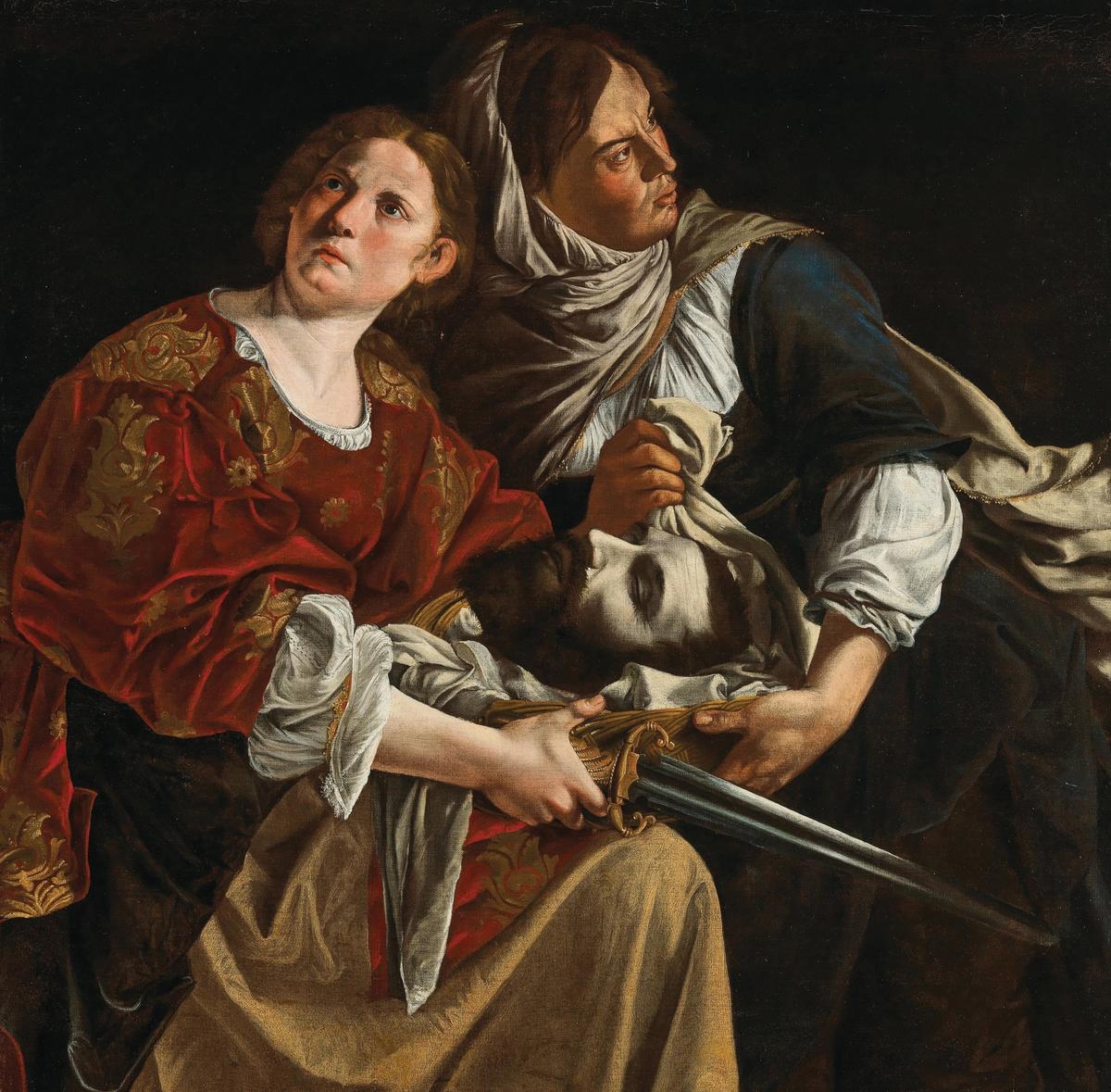 Judith and her Handmaid with the Head of Holofernes (around 1640) is one of the 50 Gentileschi works in the exhibition Terni/Fondazione Carit.