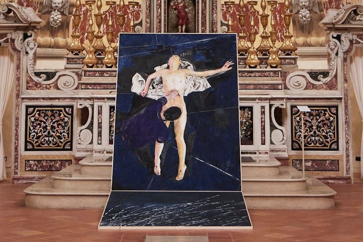 Andrea Saltini, INRI, 2024 CsArt/Museo Diocesano