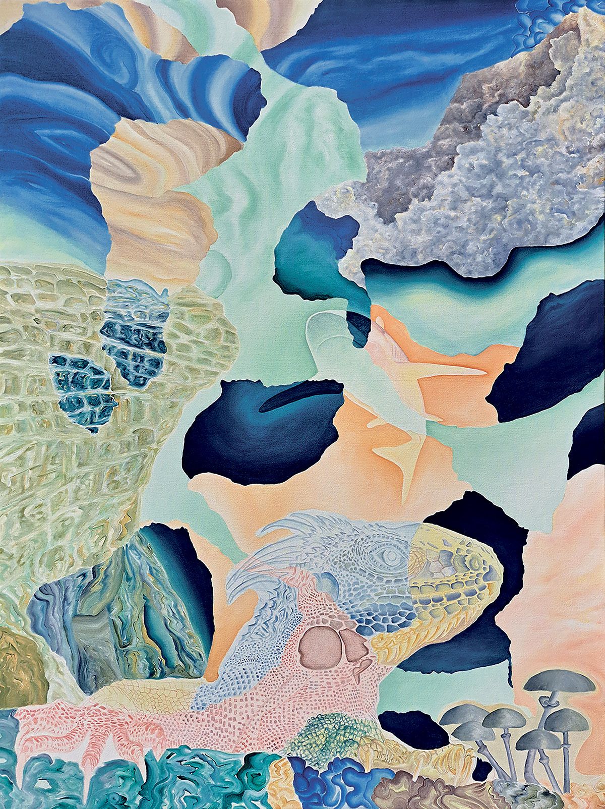 Unbridled Lull (2023) by the Ghanaian artist Kwadwo A. Asiedu’s is on kó’s stand at 1-54. The Lagos gallery has returned for this year’s edition following its success in 2023.
Courtesy of the artist and kó