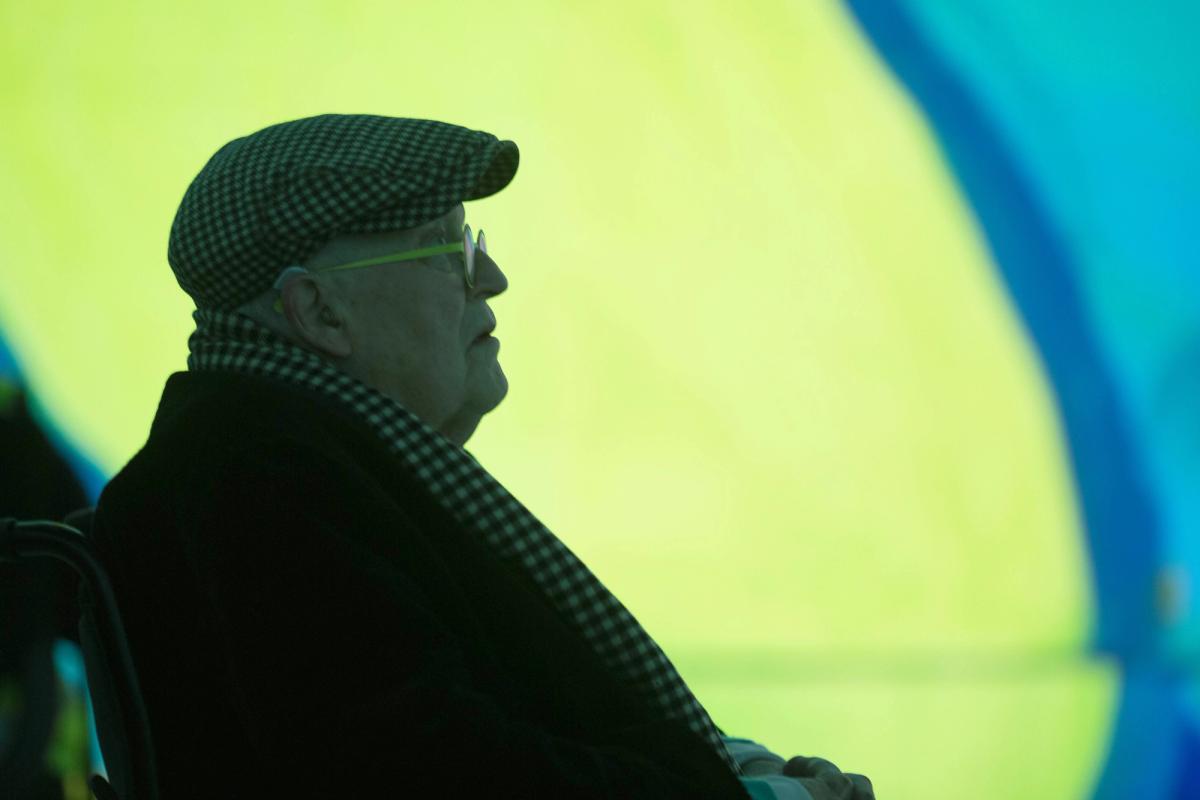 David Hockney's Lightroom installation will be divided into “six chapters”, covering his polaroid collages and his series of recent iPad works plus his stage designs © Justin Sutcliffe 2022