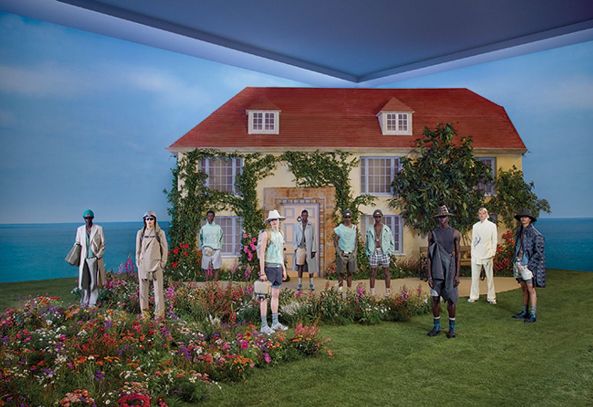 Influential: a Dior men’s fashion collection with a reconstruction of Charleston © Brett Lloyd