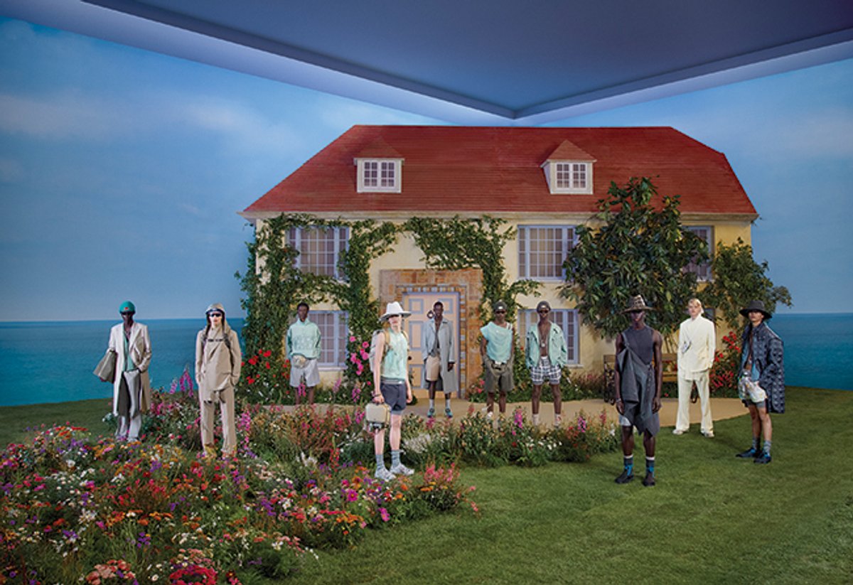 Influential: a Dior men’s fashion collection with a reconstruction of Charleston © Brett Lloyd