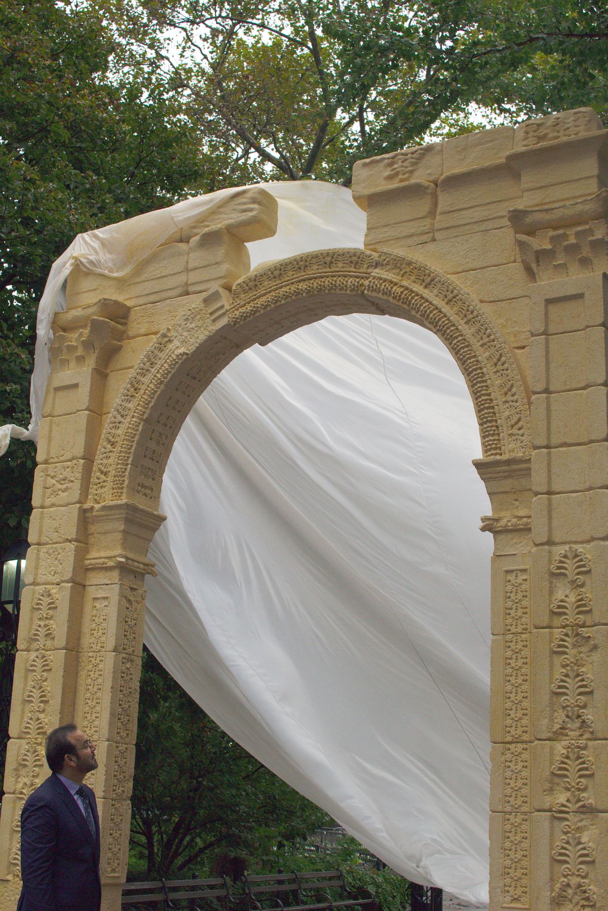Palmyra’s Triumphal Arch rises again in New York