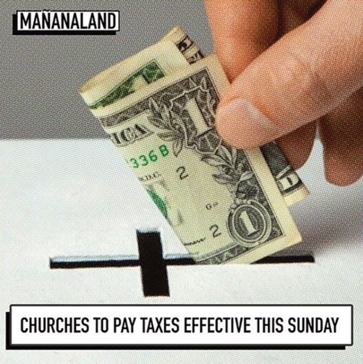 Mock memes are released every day on the MAÑANALAND Inastagram feed Photo: Instagram/mananaistoday