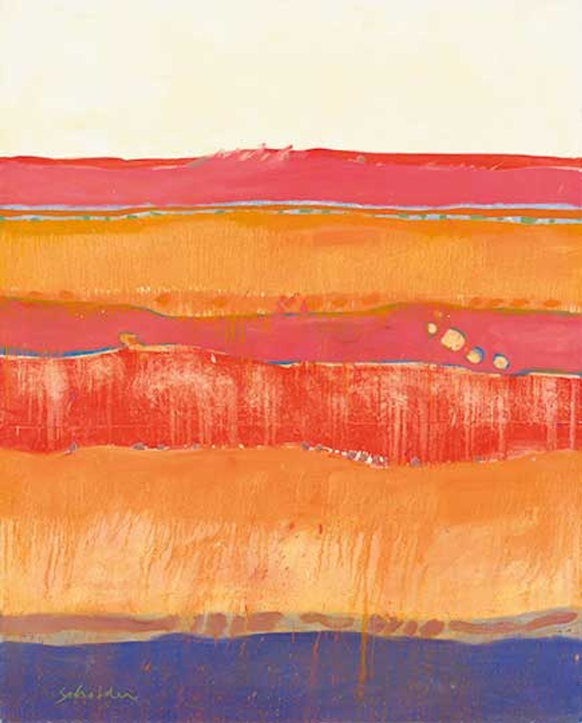 Fritz Scholder’s painting New Mexico #40 (1966)
© Estate of Fritz Scholder