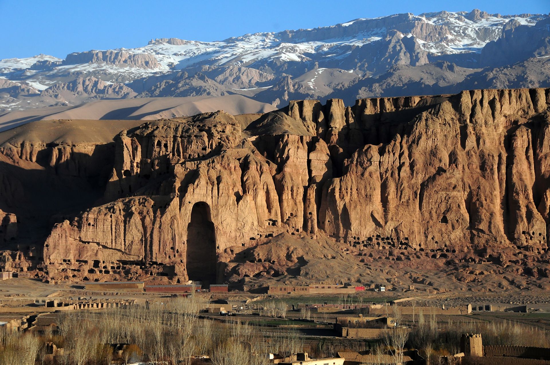 The Bamiyan Valley Photo by Afghanistan Matters, via Wikimedia Commons