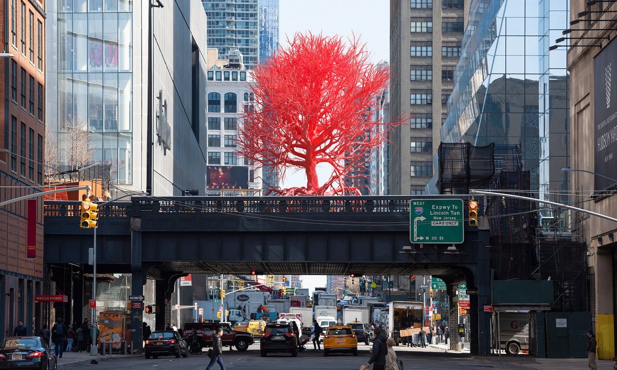 Monumental tree sculpture to be unveiled on New York’s Excessive Line elevated park Monumental tree sculpture to be unveiled on New York’s Excessive Line elevated park