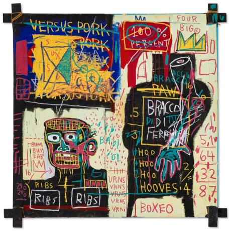  Basquiat stretcher-bar painting could reach $30m during New York spring auctions 