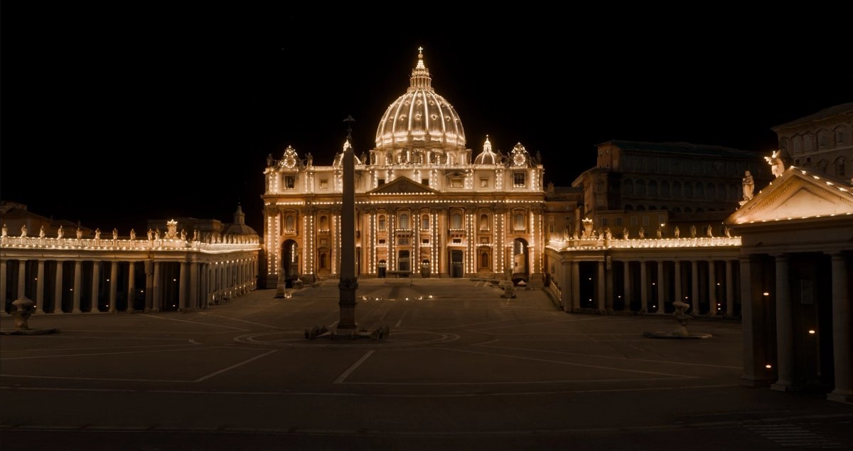 Digital visitors can explore “points of interest” at the sacred site, and zoom in on key areas such as the Tomb of Pope Paul III
AI generated image of St Peter's Basilica