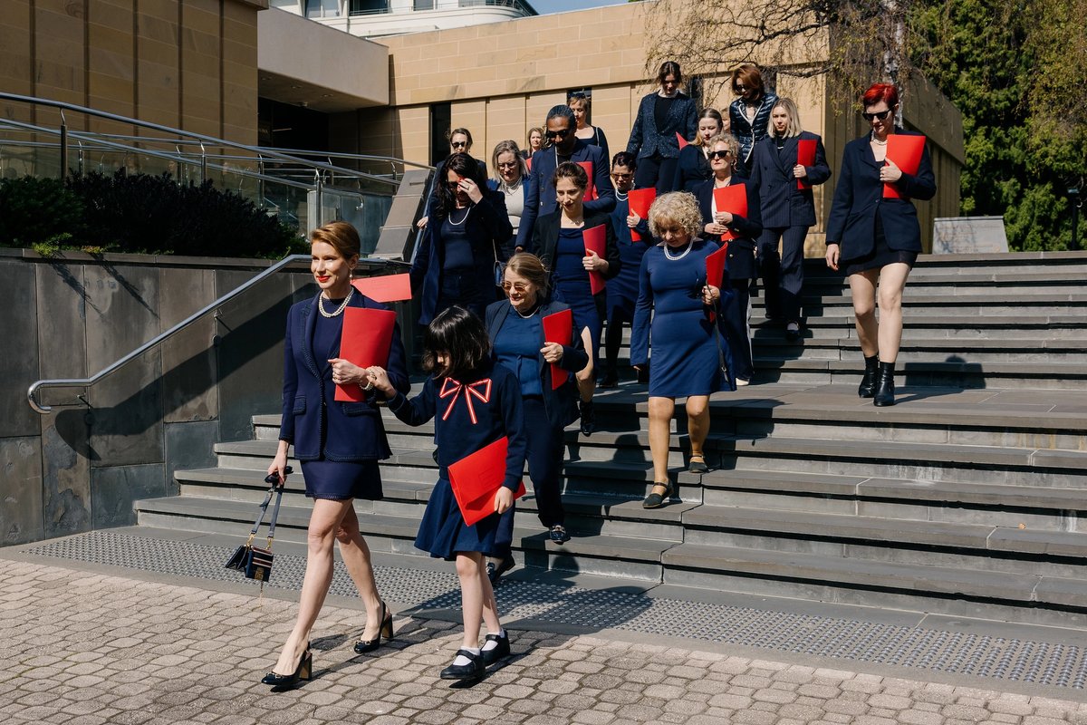Kirsha Kaechele at the Supreme Court Photo: Mona/Jesse Hunniford. Image: courtesy of the Museum of Old and New Art, Hobart, Tasmania, Australia