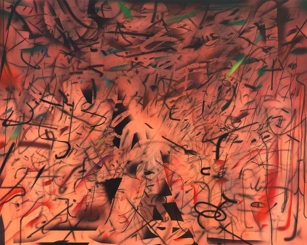 Julie Mehretu, Hineni (E. 3:4) (2018) Photo: Tom Powel Imaging. © Julie Mehretu