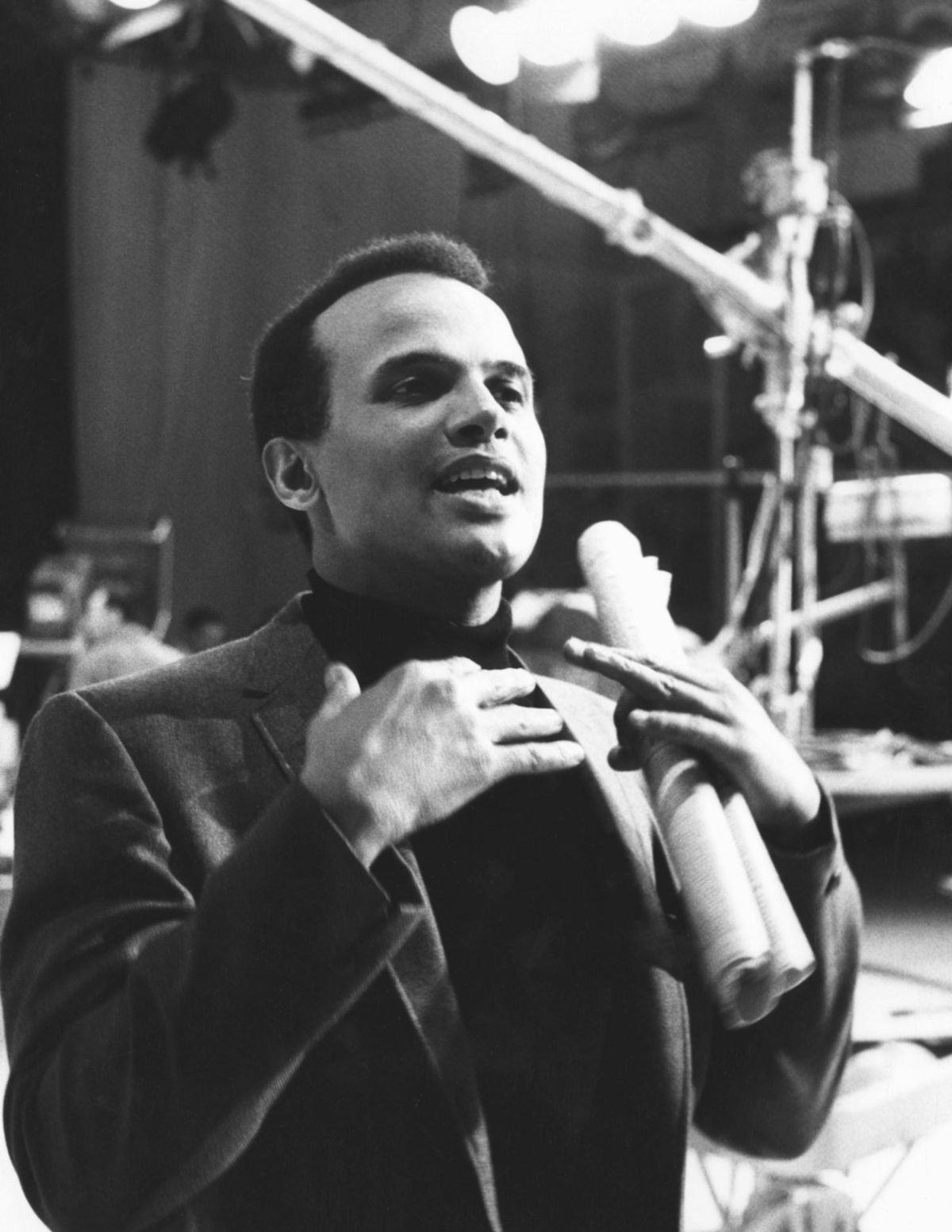 Champion of the power of the artist to effect social change: Harry Belafonte in 1967 Alamy Stock Photo