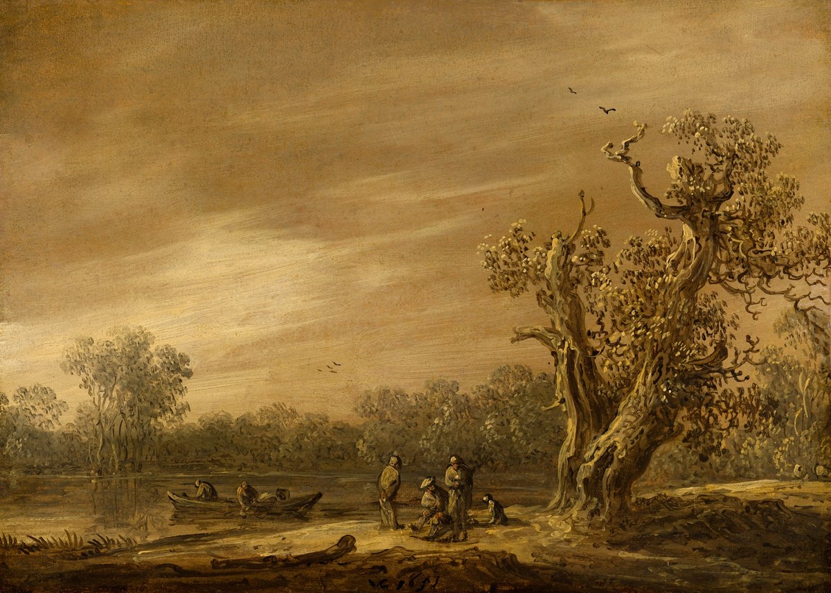Jan van Goyen, Fishermen by the Lakeshore (1651)
Courtesy of the Mauritshuis