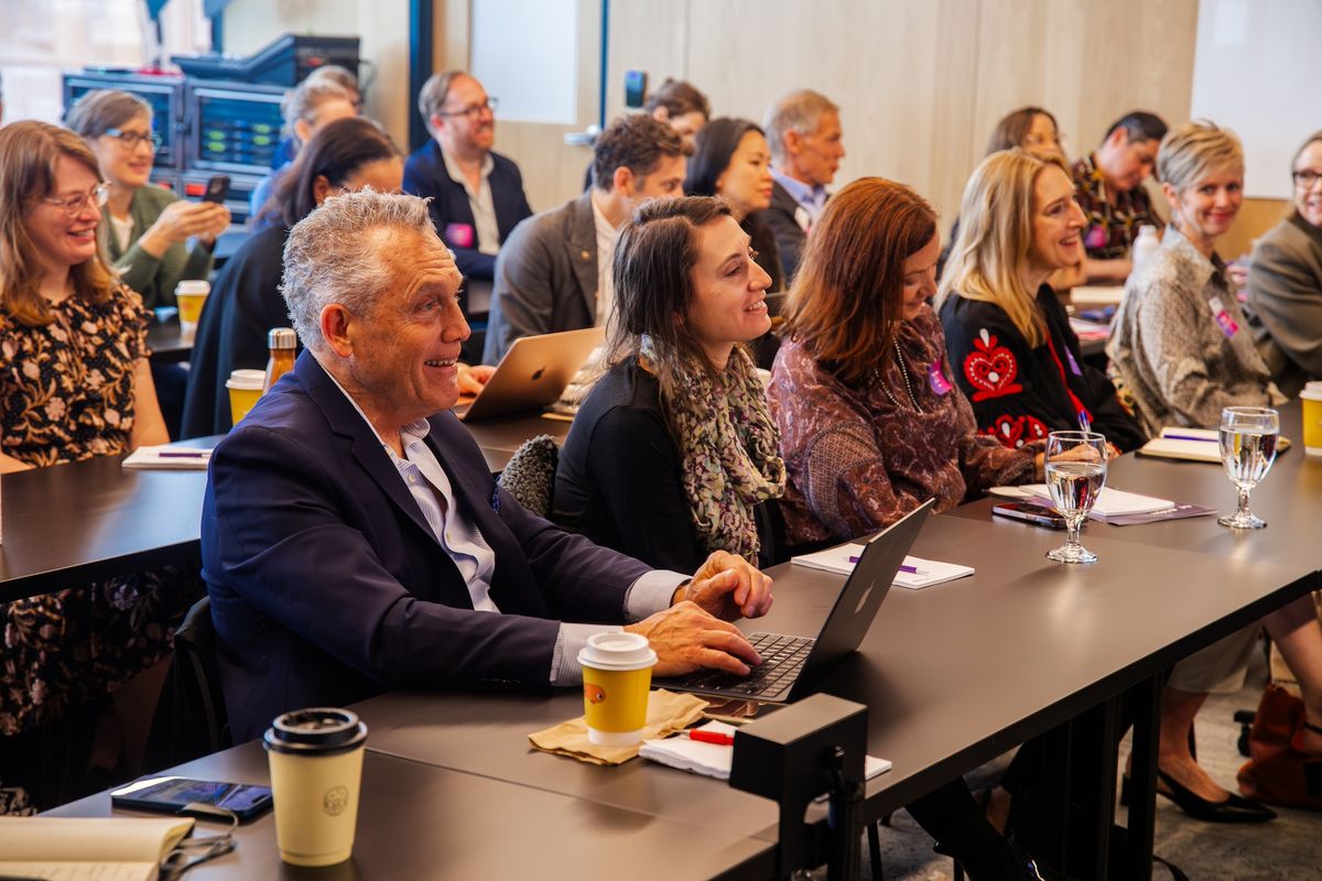 Industry stakeholders from across the US gathered to explore innovative approaches to collections care and art management that prioritise collaboration, accessibility and positive social and environmental impact at Art Bridges’ 2024 spring convening Photo by Meredith Mashburn