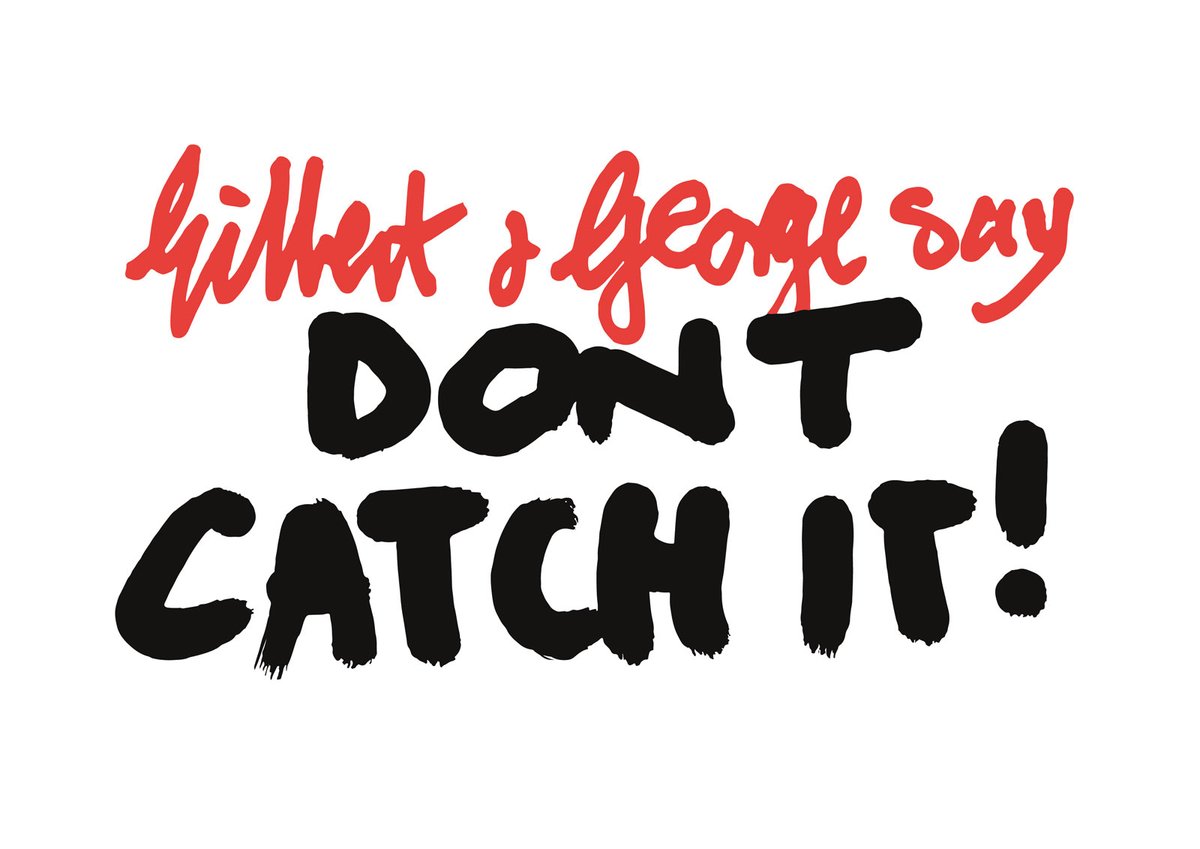 Gilbert & George's new poster