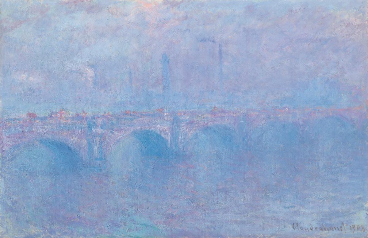 The 20th Century evening sale on 11 May, including works from the 1880s to 1980s, is led by Monet’s Waterloo Bridge, effet de brouillard (1899-1903) estimated in the region of $35m Photo: Courtesy of Christie's