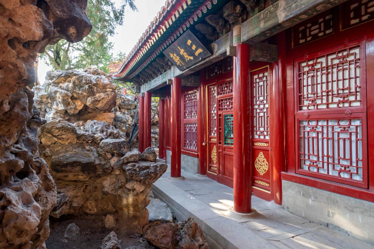 A restored building within the Qianlong Garden
Courtesy of the Palace Museum