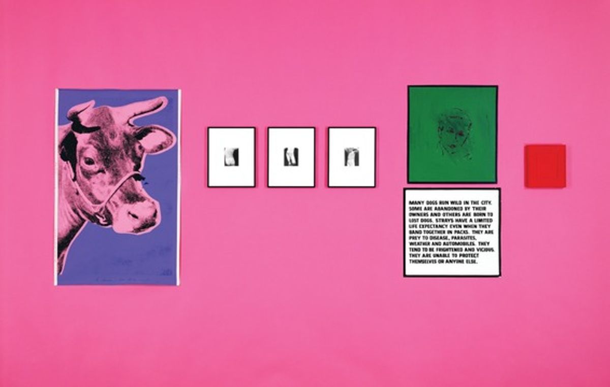 Louise Lawler. (Andy Warhol and Other Artists) Tulip (1982) Courtesy the artist and Metro Pictures. © 2017 Louise Lawler)