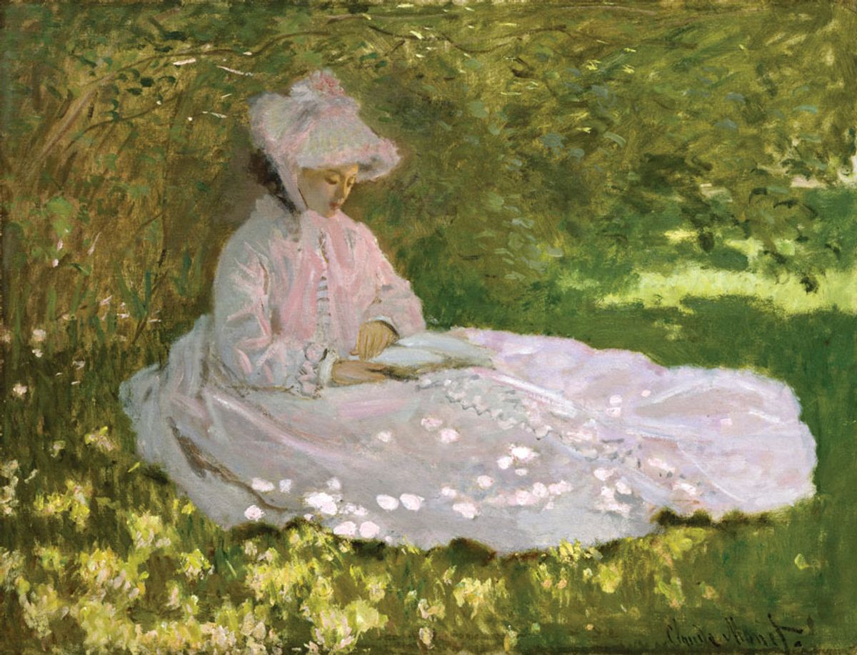 Claude Monet's The Reader (1872) The Walters Art Museum, Baltimore
