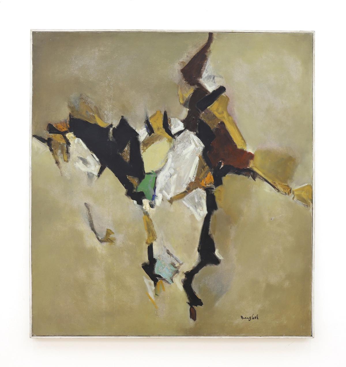 Lain Singh Bangdel, Echo of the Mountain (1972), Tansbao Gallery Courtesy of Tansbao Gallery