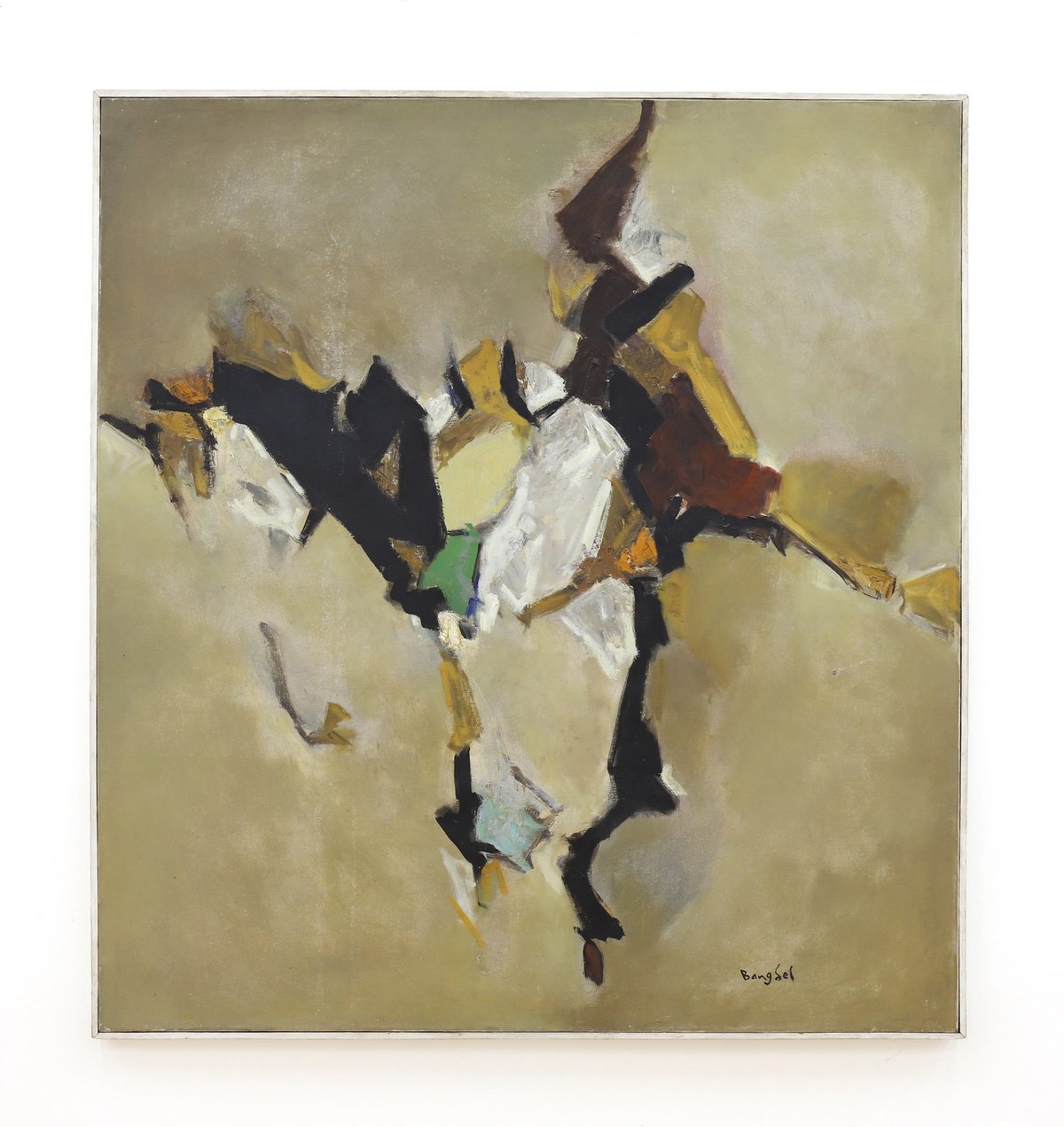 Lain Singh Bangdel, Echo of the Mountain (1972), Tansbao Gallery Courtesy of Tansbao Gallery