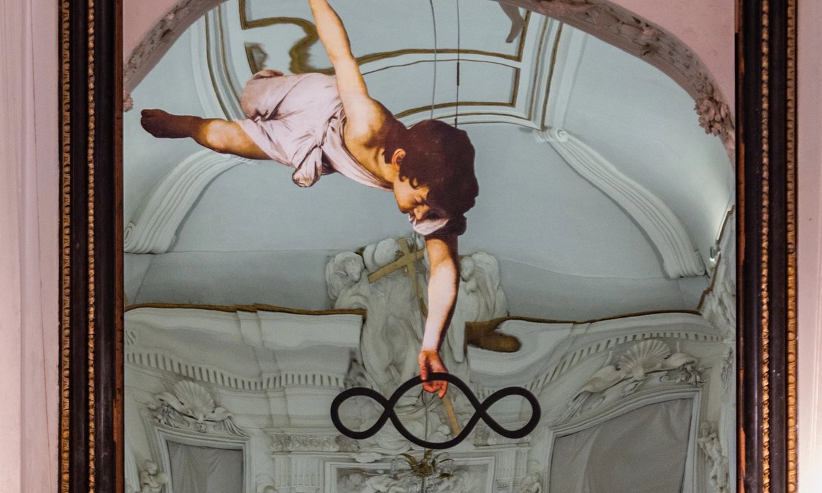 Michelangelo Pistoletto unveils his own version of stolen Caravaggio masterpiece in Sicily Michelangelo Pistoletto unveils his own version of stolen Caravaggio masterpiece in Sicily