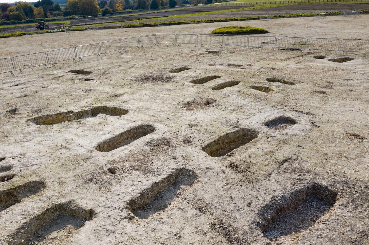 The Anglo Saxon burial ground in Wendover Photo: HS2