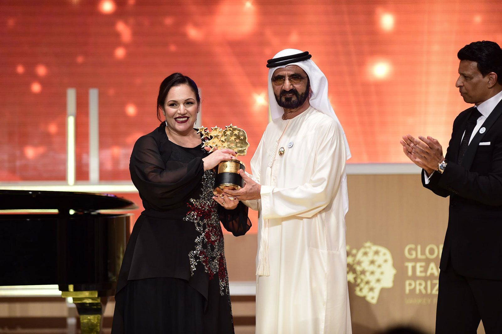 Winner Global Teacher Prize 2018 Andria Zafirakou Global Education & Skills Forum and Skills Forum